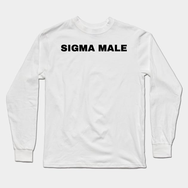 Sigma Male Long Sleeve T-Shirt by Trendy-Now